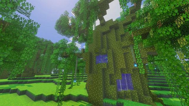 Screenshot of the Minecraft Bedrock Marketplace product Biomes+ Add-On created by Lore Studios.