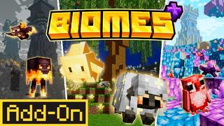 Thumbnail of the Minecraft Bedrock Marketplace product Biomes+ Add-On created by Lore Studios.