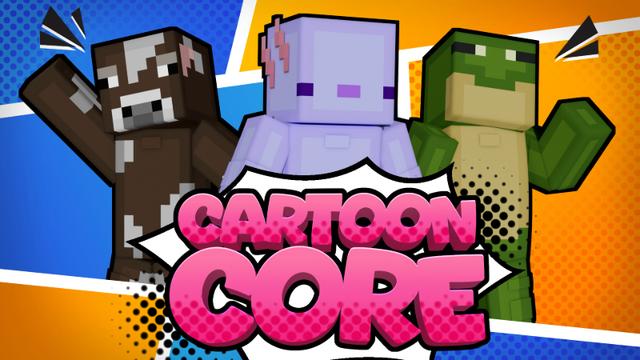 Thumbnail of the Minecraft Bedrock Marketplace product Cartoon Core created by Lore Studios.