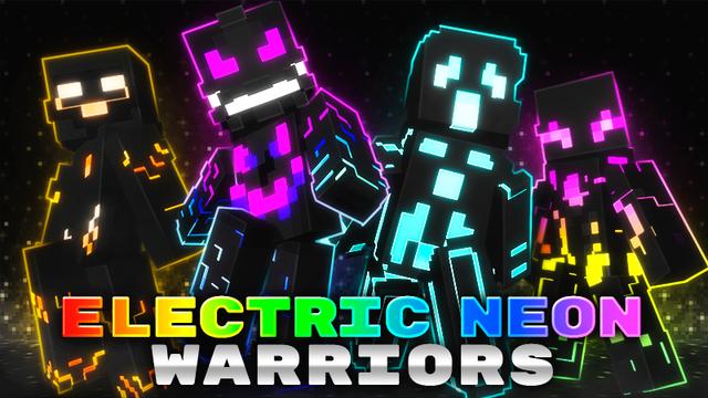 Thumbnail of the Minecraft Bedrock Marketplace product Electric Neon Warriors created by Lore Studios.