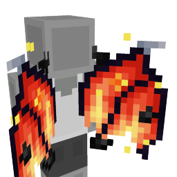 Thumbnail of the Minecraft Bedrock Marketplace product Fire Demon Wings created by Lore Studios.