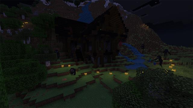 Screenshot of the Minecraft Bedrock Marketplace product HorrorCraft Add-On created by Lore Studios.