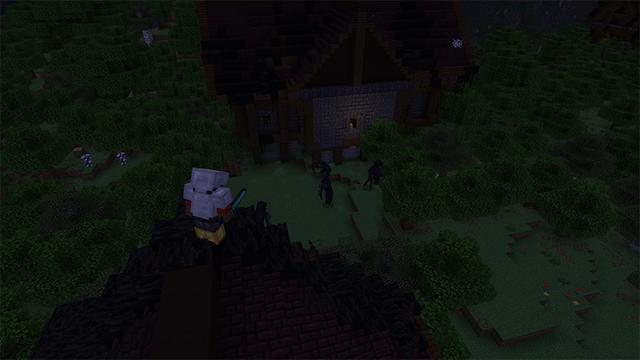 Screenshot of the Minecraft Bedrock Marketplace product HorrorCraft Add-On created by Lore Studios.
