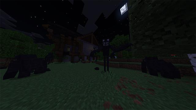 Screenshot of the Minecraft Bedrock Marketplace product HorrorCraft Add-On created by Lore Studios.