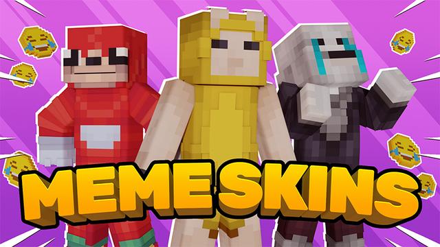 Thumbnail of the Minecraft Bedrock Marketplace product Meme Skins created by Lore Studios.