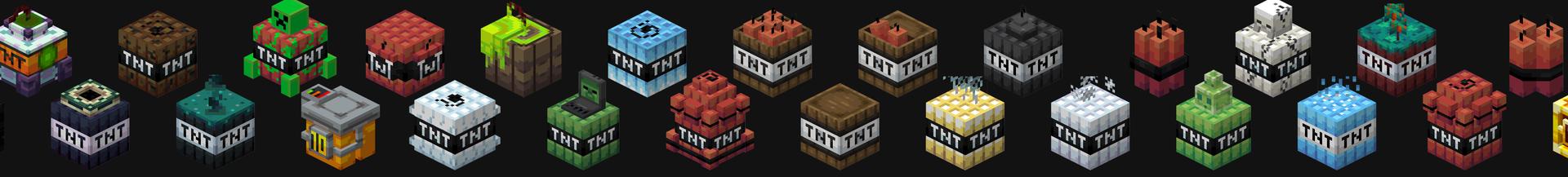 Panorama of the Minecraft Bedrock Marketplace product Merge TNT! created by Lore Studios.