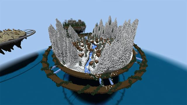 Screenshot of the Minecraft Bedrock Marketplace product Merge TNT! created by Lore Studios.