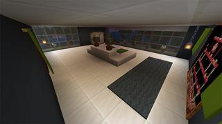 Screenshot of the Minecraft Bedrock Marketplace product Modern Hacker Mansion created by Lore Studios.
