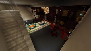 Screenshot of the Minecraft Bedrock Marketplace product Modern Hacker Mansion created by Lore Studios.