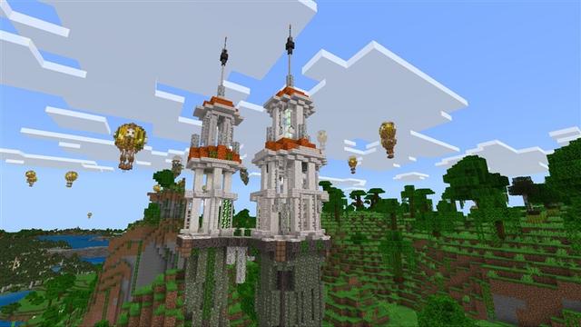 Screenshot of the Minecraft Bedrock Marketplace product More Structures Add-On created by Lore Studios.