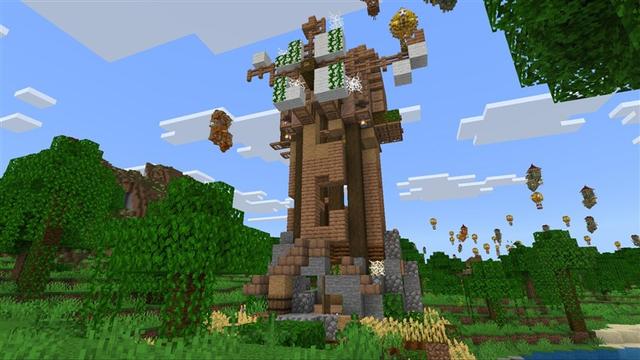 Screenshot of the Minecraft Bedrock Marketplace product More Structures Add-On created by Lore Studios.