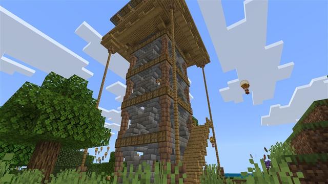 Screenshot of the Minecraft Bedrock Marketplace product More Structures Add-On created by Lore Studios.