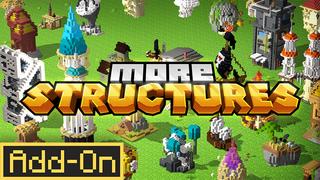 Thumbnail of the Minecraft Bedrock Marketplace product More Structures Add-On created by Lore Studios.