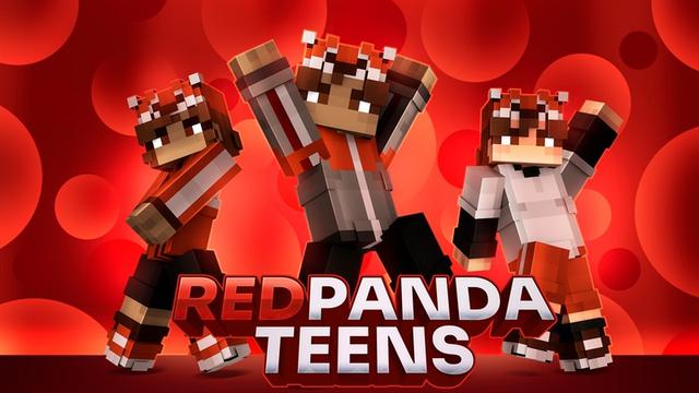Thumbnail of the Minecraft Bedrock Marketplace product Red Panda Teens created by Lore Studios.