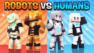 Thumbnail of the Minecraft Bedrock Marketplace product Robots VS Humans created by Lore Studios.