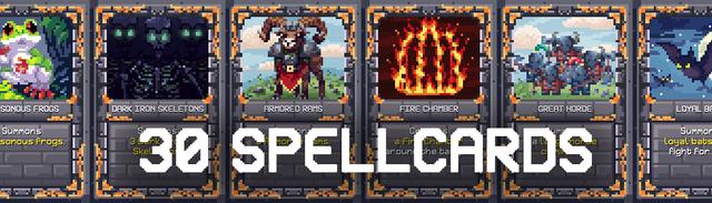 Panorama of the Minecraft Bedrock Marketplace product Spellcards Add-On created by Lore Studios.