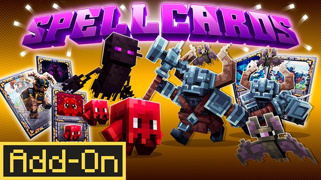 Thumbnail of the Minecraft Bedrock Marketplace product Spellcards Add-On created by Lore Studios.