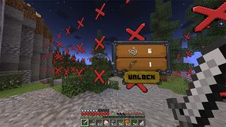 Screenshot of the Minecraft Bedrock Marketplace product SURVIVAL BUT CHUNKS ARE LOCKED created by Lore Studios.
