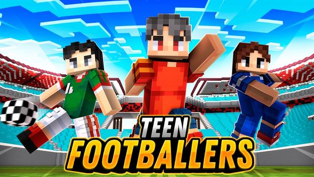 Thumbnail of the Minecraft Bedrock Marketplace product Teen Footballers created by Lore Studios.