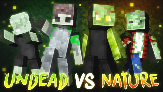 Thumbnail of the Minecraft Bedrock Marketplace product Undead VS Nature created by Lore Studios.