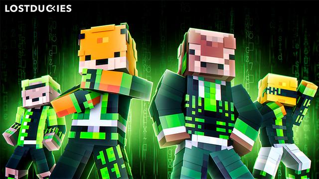 Thumbnail of the Minecraft Bedrock Marketplace product Hacker Mobs created by Lostduckies.