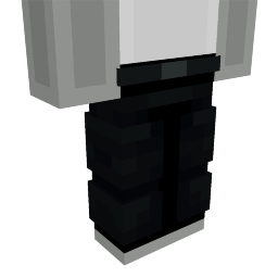 Thumbnail of the Minecraft Bedrock Marketplace product Black Boxy Jeans created by Lothiredon.