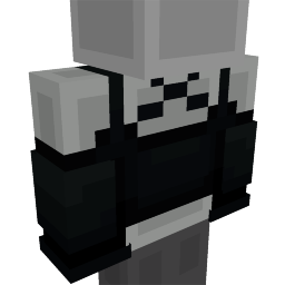 Thumbnail of the Minecraft Bedrock Marketplace product Black Goth Crop Top created by Lothiredon.