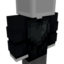 Thumbnail of the Minecraft Bedrock Marketplace product Black Heart Hoodie created by Lothiredon.