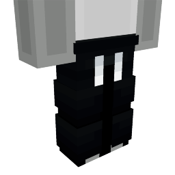 Thumbnail of the Minecraft Bedrock Marketplace product Black Slouchy Joggers created by Lothiredon.