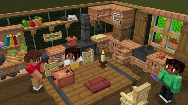 Screenshot of the Minecraft Bedrock Marketplace product BLOCK FURNITURE Add-On created by Lothiredon.