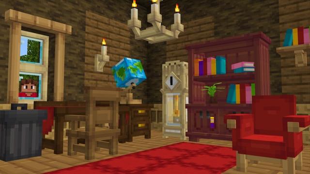 Screenshot of the Minecraft Bedrock Marketplace product BLOCK FURNITURE Add-On created by Lothiredon.
