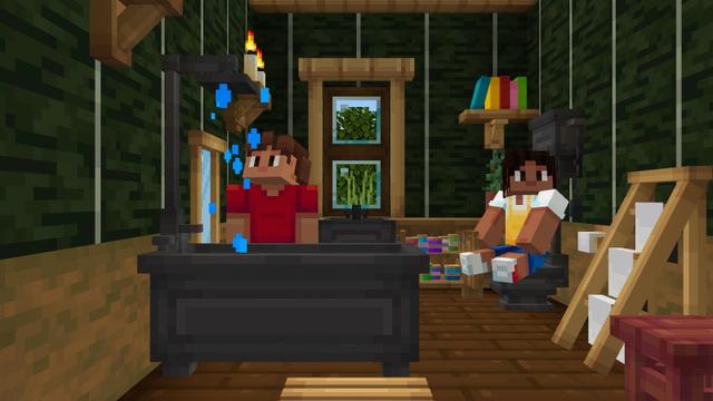 Screenshot of the Minecraft Bedrock Marketplace product BLOCK FURNITURE Add-On created by Lothiredon.