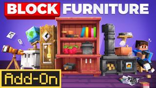 Thumbnail of the Minecraft Bedrock Marketplace product BLOCK FURNITURE Add-On created by Lothiredon.