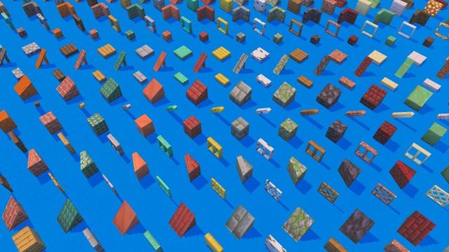 Screenshot of the Minecraft Bedrock Marketplace product BUILDING BLOCKS Add-On created by Lothiredon.