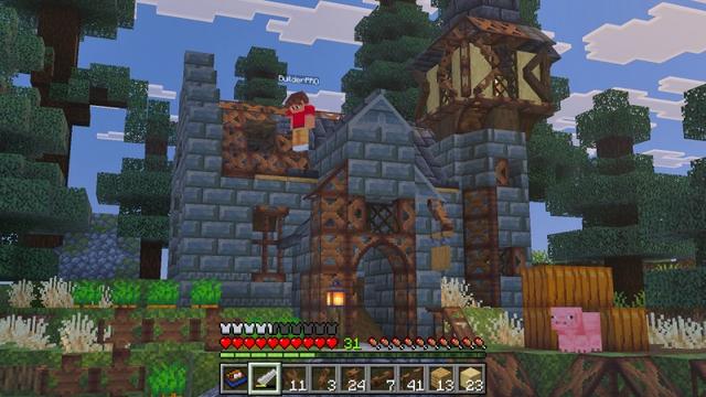 Screenshot of the Minecraft Bedrock Marketplace product BUILDING BLOCKS Add-On created by Lothiredon.