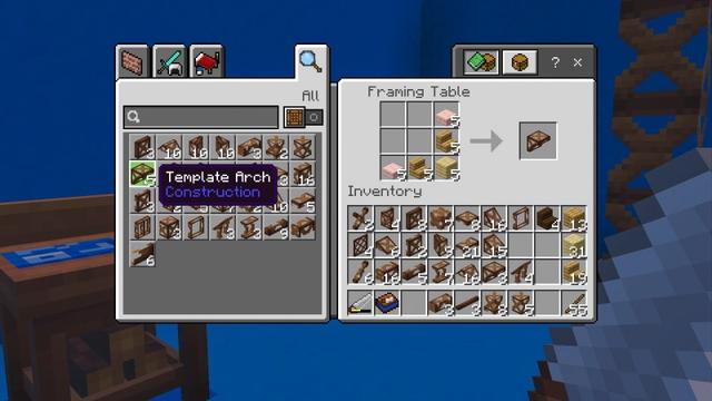 Screenshot of the Minecraft Bedrock Marketplace product BUILDING BLOCKS Add-On created by Lothiredon.