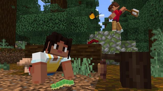 Screenshot of the Minecraft Bedrock Marketplace product BUTTERFLY Add-On created by Lothiredon.