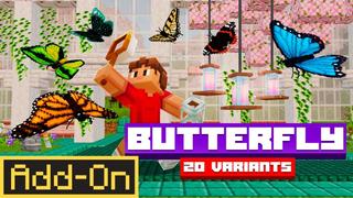 Thumbnail of the Minecraft Bedrock Marketplace product BUTTERFLY Add-On created by Lothiredon.