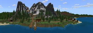 Panorama of the Minecraft Bedrock Marketplace product Cottage Life created by Lothiredon.