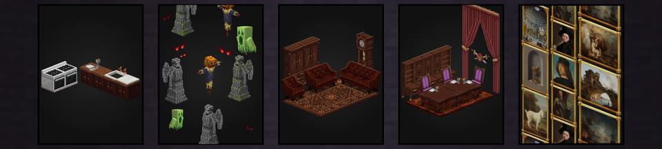 Panorama of the Minecraft Bedrock Marketplace product HAUNTED MANSION created by Lothiredon.