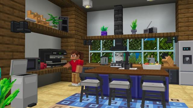 Screenshot of the Minecraft Bedrock Marketplace product MODERN FURNITURE Add-On created by Lothiredon.