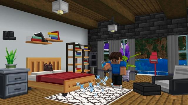 Screenshot of the Minecraft Bedrock Marketplace product MODERN FURNITURE Add-On created by Lothiredon.