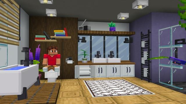 Screenshot of the Minecraft Bedrock Marketplace product MODERN FURNITURE Add-On created by Lothiredon.