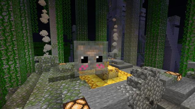 Screenshot of the Minecraft Bedrock Marketplace product Slimes+ created by Lothiredon.