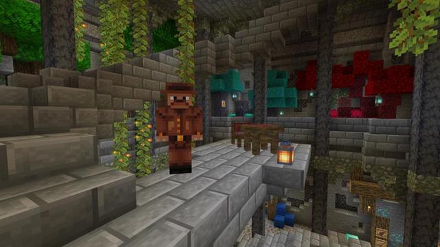 Screenshot of the Minecraft Bedrock Marketplace product Slimes+ created by Lothiredon.