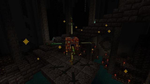 Screenshot of the Minecraft Bedrock Marketplace product Slimes+ created by Lothiredon.