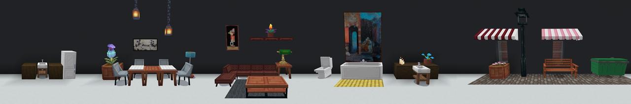 Panorama of the Minecraft Bedrock Marketplace product Small Train Village created by Lothiredon.