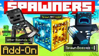 Thumbnail of the Minecraft Bedrock Marketplace product Add-Ons SPAWNERS created by Lothiredon.