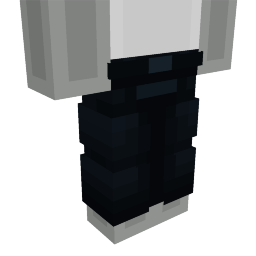 Thumbnail of the Minecraft Bedrock Marketplace product Super-wide Black Jeans created by Lothiredon.