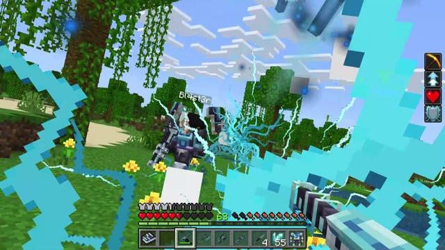 Screenshot of the Minecraft Bedrock Marketplace product WEAPONS Add-On created by Lothiredon.